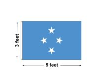 3'x5' Micronesia Nylon Outdoor Flag