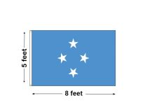 5'x8' Micronesia Nylon Outdoor Flag