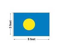 3'x5' Palau Nylon Outdoor Flag
