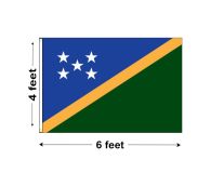 4'x6' Solomon Islands Nylon Outdoor Flag