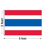 3'x5' Thailand Nylon Outdoor Flag