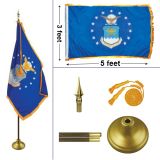 8' Air Force Heavy Indoor Oak Mounting Set