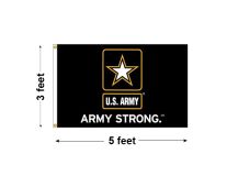 3'x5' Army Strong Outdoor Nylon Flag