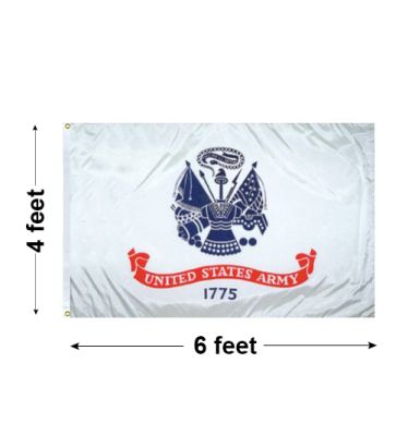 4'x6' U.S. Army Outdoor Polyester Flag