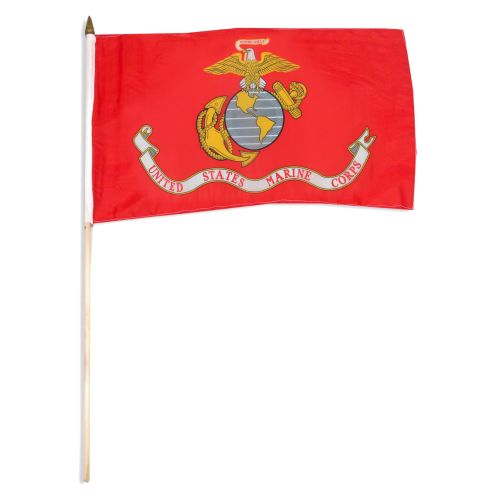 12"x18" U.S. Marine Corps Mounted Flag Marine Corps Flags Tuff
