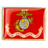 Marine Corp Rectangle Lapel Pin