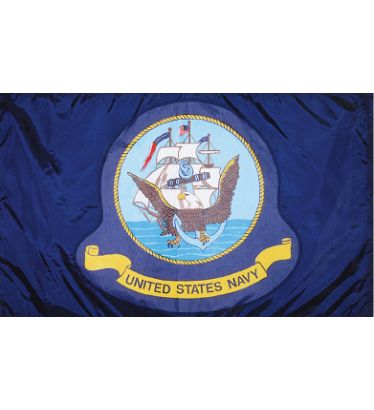 12"x18" Navy Outdoor Nylon Flag