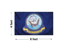 4'x6' U.S. Navy Outdoor Polyester Flag