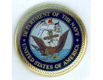 Department of the Navy Round Lapel Pins