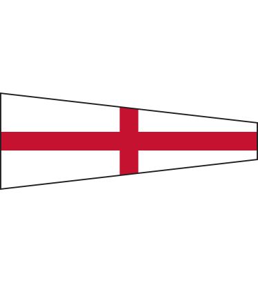 8 Flag - Number 8 Flag - Individual Flag with Ash Toggles