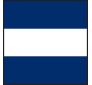 Juliet Flag - On Fire Keep Clear - Individual Flag with Ash Toggles