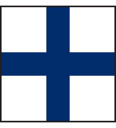 Xray Flag - Stop Your Intention - Individual Flag with Ash Toggles