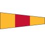 0 Flag - Number 0 Flag - Individual Flag with Brass Grommets
