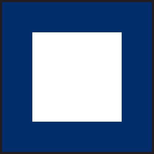 Papa Flag About to Sail Individual Flag with Brass Grommets Brass