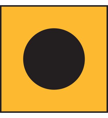India Flag - Altering Course to Port - Individual Flag with Brass Snaphooks