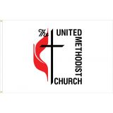 5'x8' United Methodist Outdoor Nylon Flag
