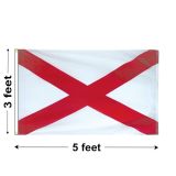 3'x5' Alabama Nylon Outdoor Flag