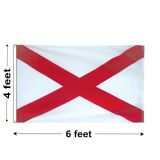 4'x6' Alabama Nylon Outdoor Flag