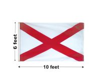 6'x10' Alabama Nylon Outdoor Flag