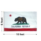 6'x10' California Nylon Outdoor Flag