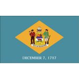 3'x5' Delaware Polyester Outdoor Flag