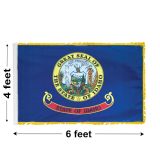 4'x6' Idaho Indoor Nylon Flag 