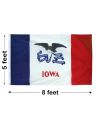 5'x8' Iowa Polyester Outdoor Flag