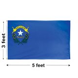3'x5' Nevada Nylon Outdoor Flag