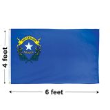 4'x6' Nevada Nylon Outdoor Flag