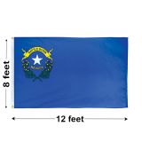 8'x12' Nevada Nylon Outdoor Flag