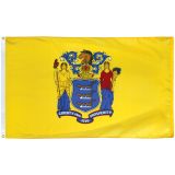 4'x6' New Jersey Polyester Outdoor Flag