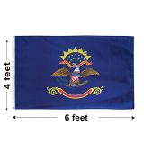 4'x6' North Dakota Nylon Outdoor Flag