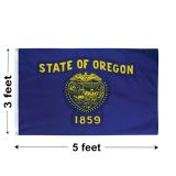 3'x5' Oregon Polyester Outdoor Flag