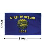 5'x8' Oregon Polyester Outdoor Flag