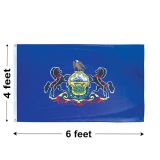 4'x6' Pennsylvania Nylon Outdoor Flag