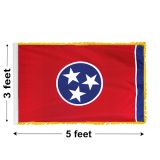 3'x5' Tennessee Indoor Nylon Flag 