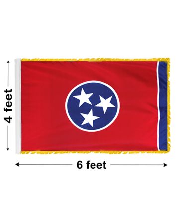 4'x6' Tennessee Indoor Nylon Flag 