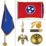 Tennessee 8' Heavy Oak Indoor Flag Kit