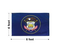 4'x6' Utah Polyester Outdoor Flag
