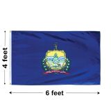 4'x6' Vermont Polyester Outdoor Flag