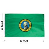 4'x6' Washington Nylon Outdoor Flag
