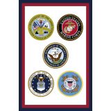 18"x12" Armed Forces Garden Flag