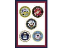18"x12" Armed Forces Garden Flag