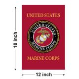 18"x12" U.S. Marine Corps Garden Flag
