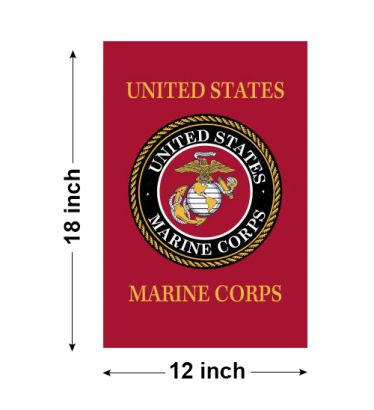 18"x12" U.S. Marine Corps Garden Flag