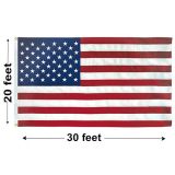 20'x30' U.S. Polyester Outdoor Flags