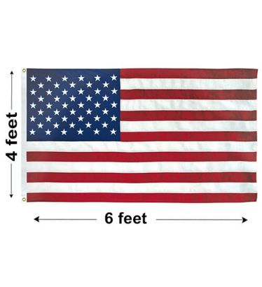 4'x6' U.S. Polyester Outdoor Flags
