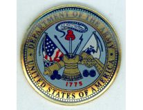 Department of the Army Round Lapel Pin