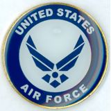 U.S. Air Force (White) Lapel Pin