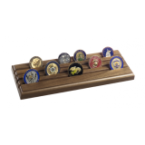 4-row Challenge Coin Display